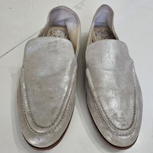Vince Camuto Silver Loafers